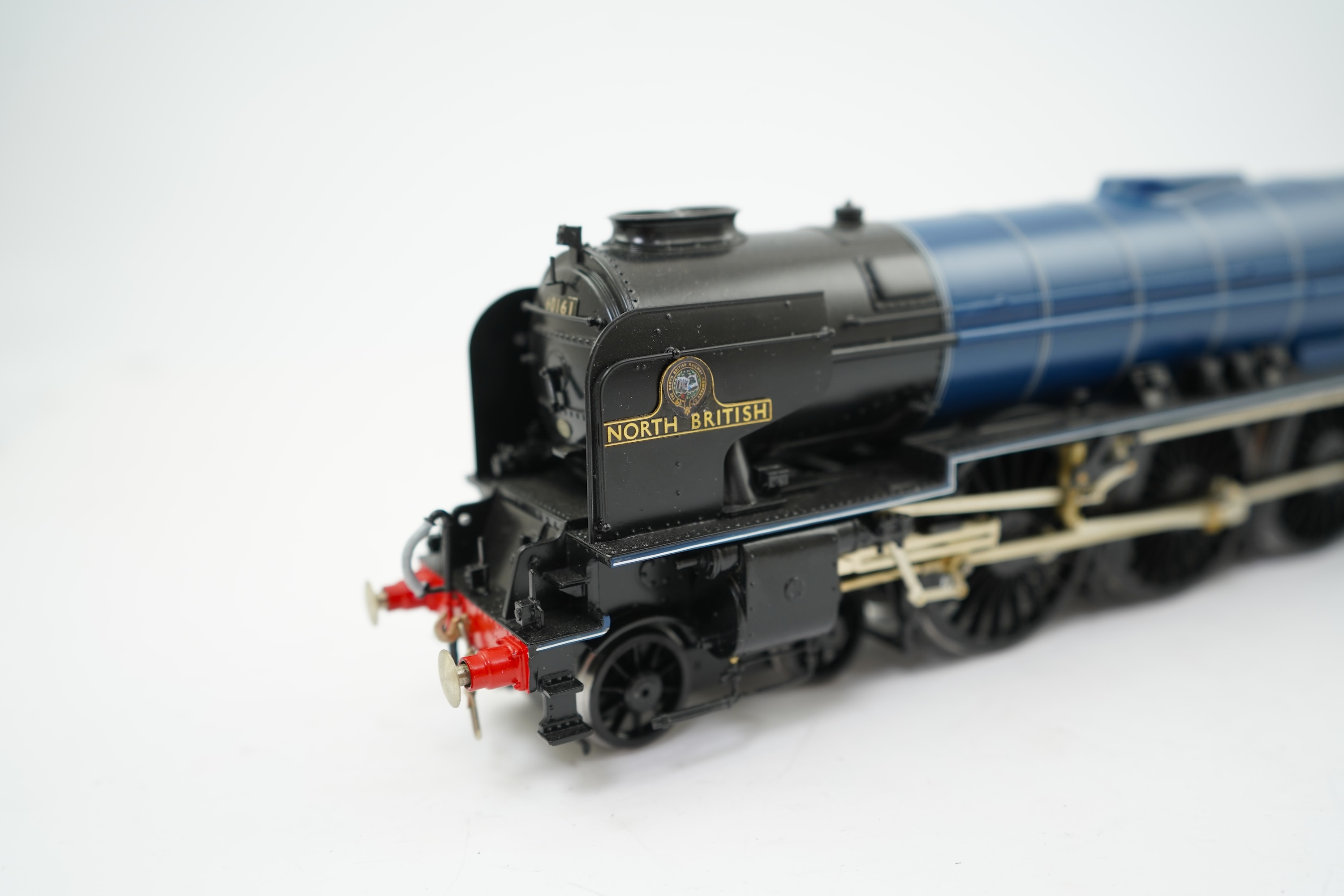 An 0 Gauge DJH Models model of BR Peppercorn Class A1, North British 60161, 4-6-2 tender locomotive, powered for two rail operation.